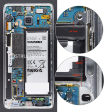 Samsung Note 7 battery pocket