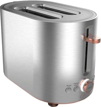 GE 2-Slice Stainless Steel 850-Watt Toaster in the Toasters
