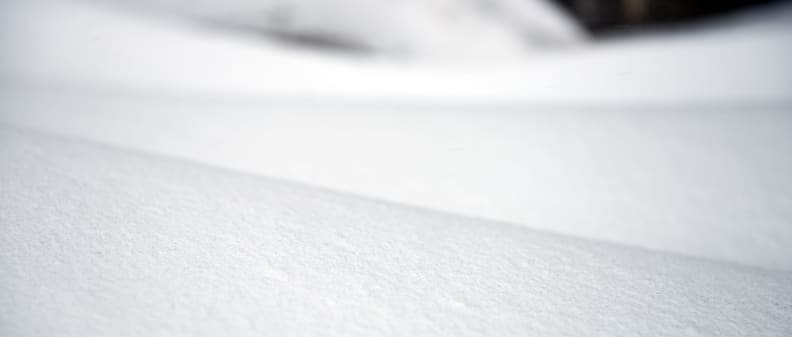 A photo of a snow drift taken during winter storm Juno.