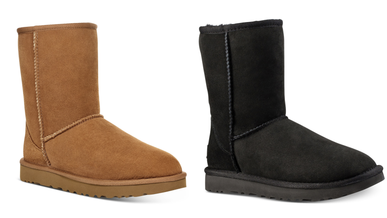 Ugg boots in brown and black