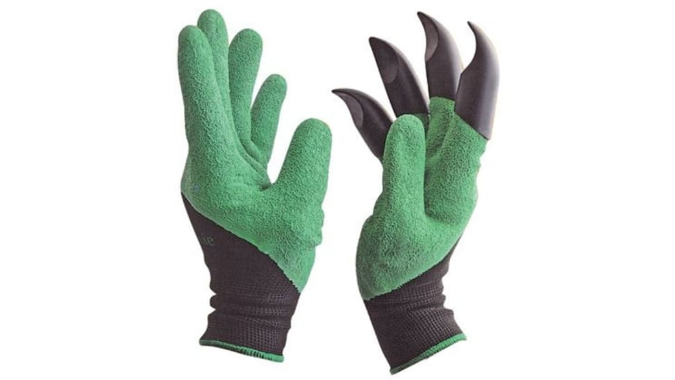 Garden Genie Gloves Claws for Digging Planting Gardening Gloves Multiple Colour 