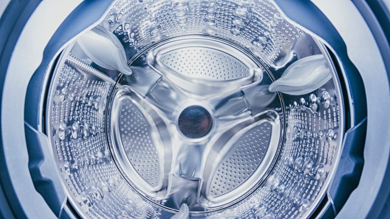 The tub of an LG WM3700HWA washer