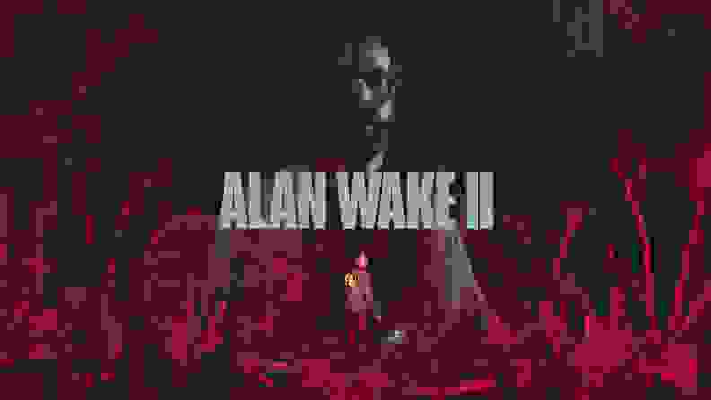 the alan wake 2 title screen