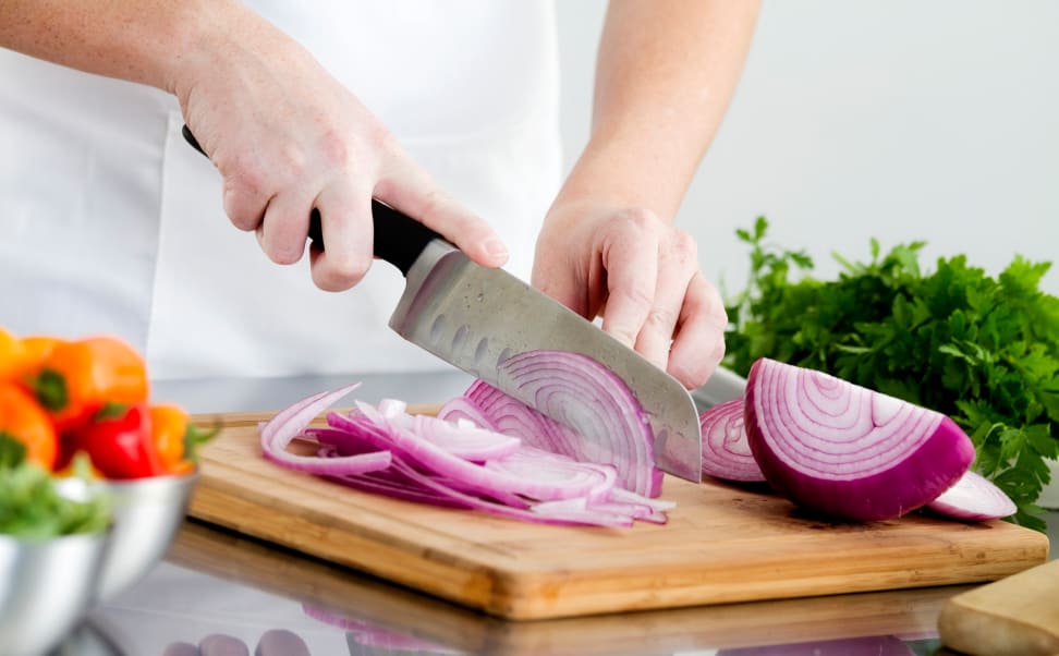 s top-rated vegetable slicer can help you cut onions without crying  — get it while it's nearly 40% off