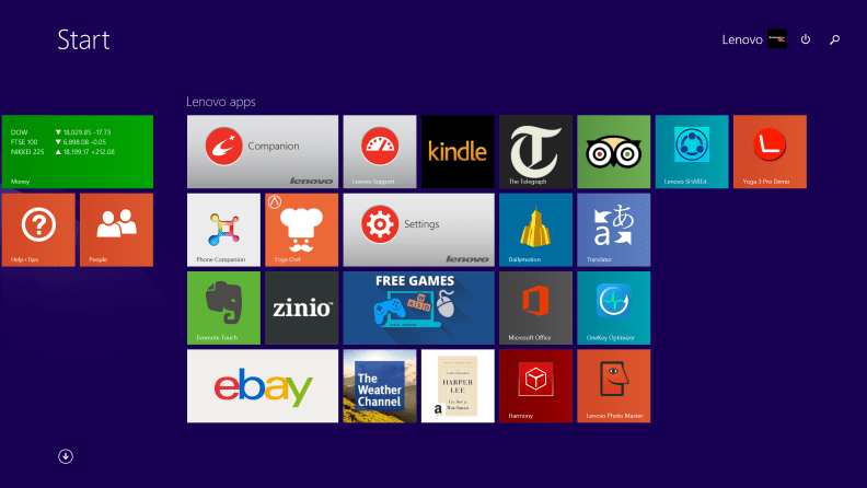 The Yoga Pro 3 comes with plenty of pre-installed apps—some good, and some bad.