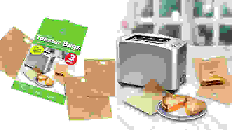 ekSel Non Stick Reusable Toaster Bags