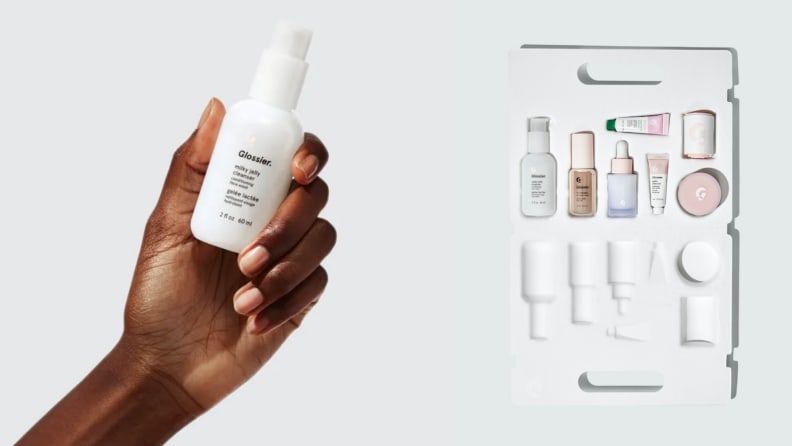 A Glossier starter kit.