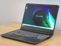 Acer's Predator Helios 300 open on a desk.