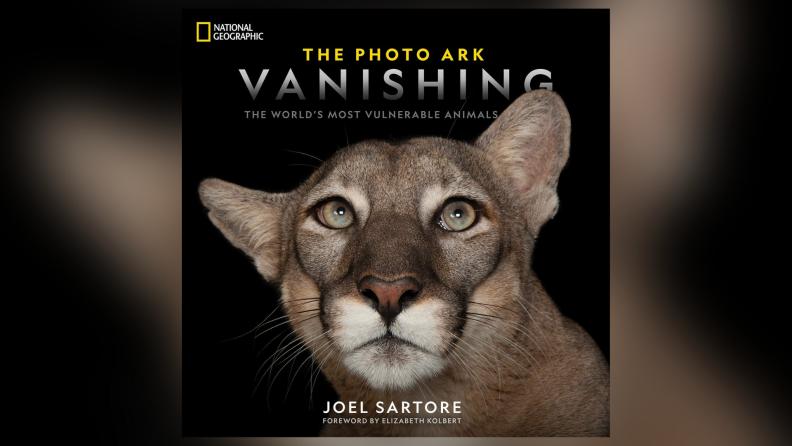 The cover of The Photo Ark Vanishing: The World’s Most Vulnerable Animals