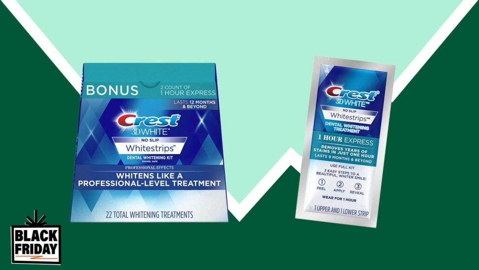 Crest whitening strips.