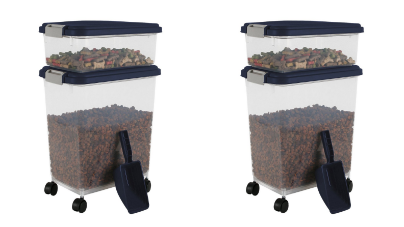 Dog food containers