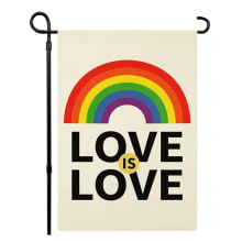 Product image of Faxlevy Love is Love Rainbow Pride Garden Flag