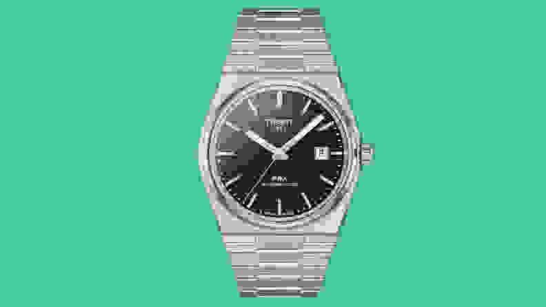 Best luxury watch brands for men: Tissot PRX Powermatic 80