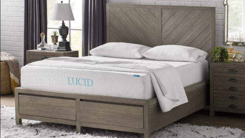 Lucid 12" Medium Gel Memory Foam Mattress