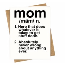 Product image of Mom Definition Greeting Card