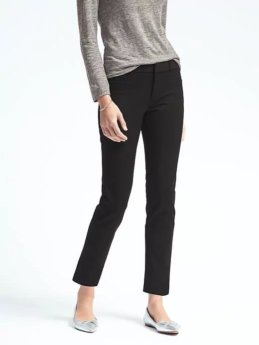 You'll wear black pants constantly
