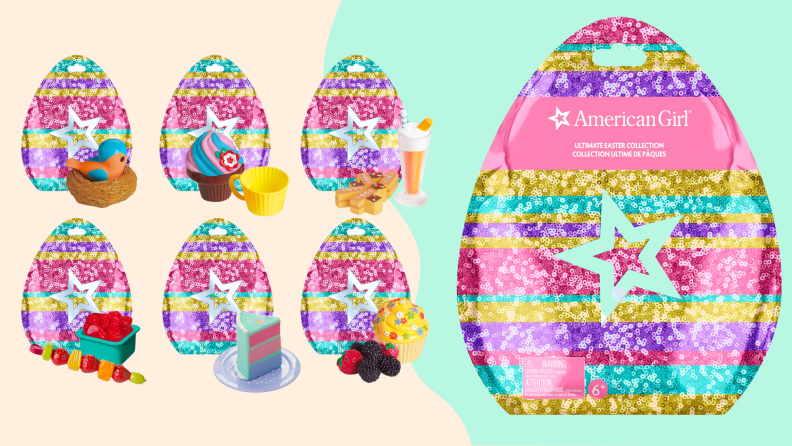American Girl Easter eggs.