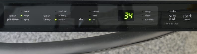 Frigidaire Gallery FGID2466QF—Option Controls