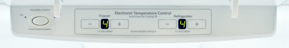 Whirlpool WRF535SMBM Controls