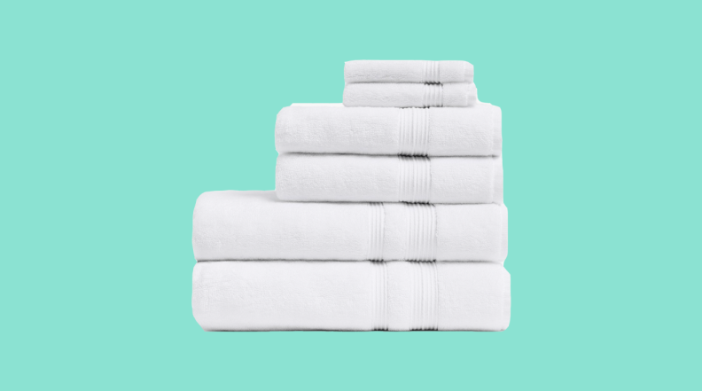 white towels