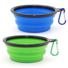 Product image of Pet Collapsible Portable 2-Pack Bowls 