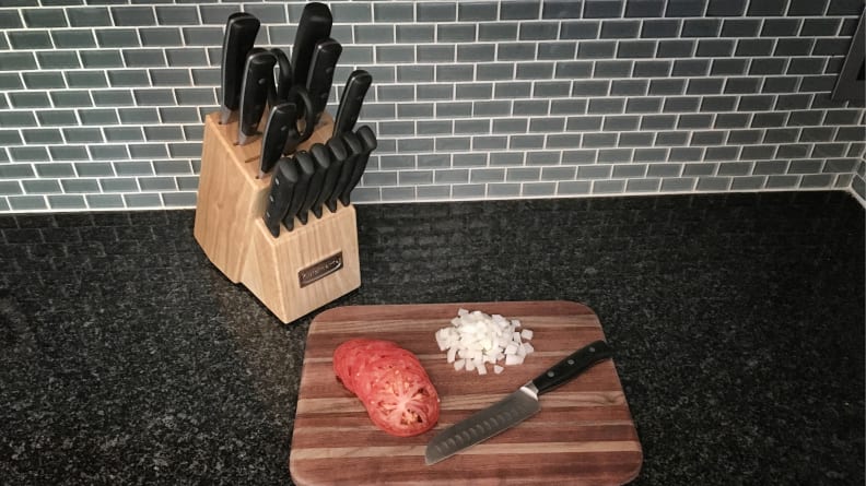 Best Budget Kitchen Knife Set Under $100? McCook MC29 Review and Demo 