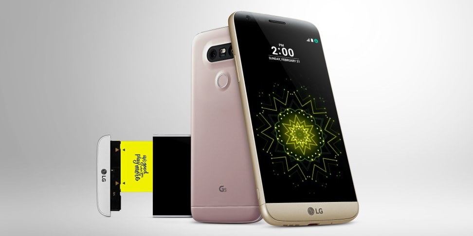 The LG G5 and its removable battery