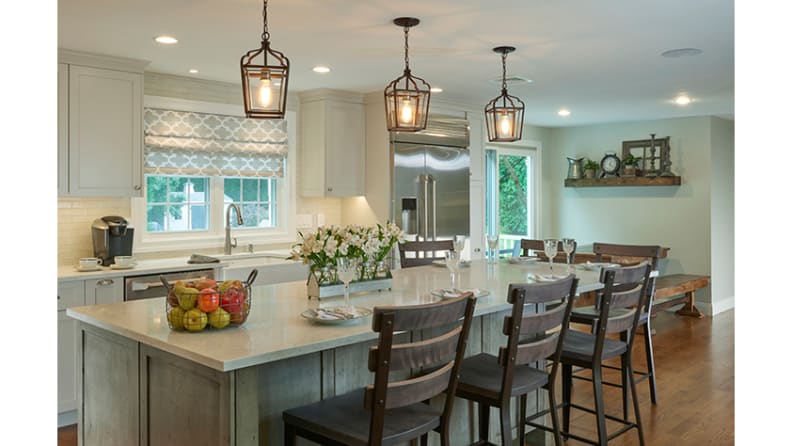 A stunning well-lit kitchen