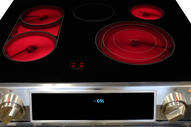 The NE58F9710WS's burners pack a lot of power.