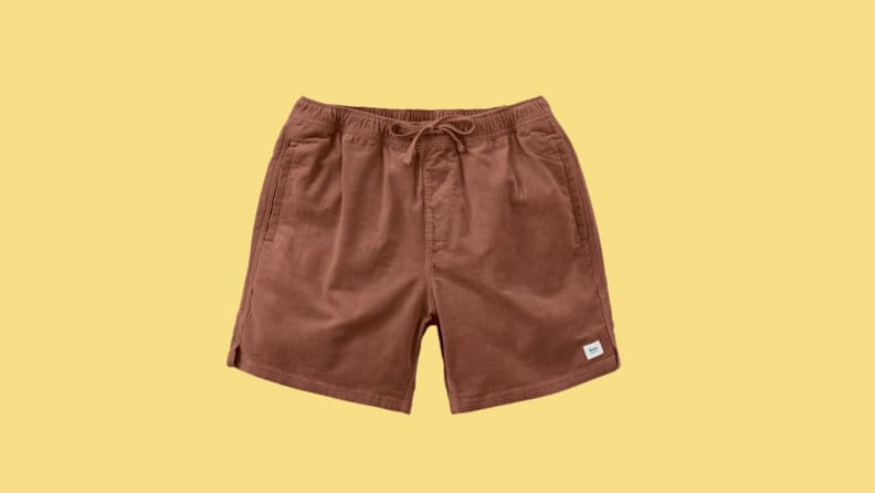 brown shorts