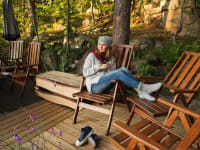 hot cider outdoor patio ideas in fall