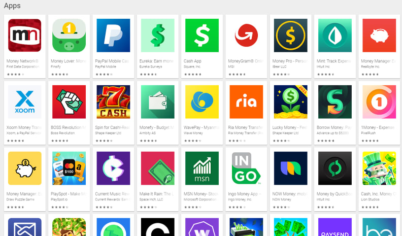 Dozen of app logos