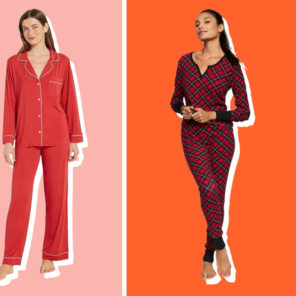 Spring Autumn Waffle Fabric Womens Pajama Sets Girls Pyjamas Round