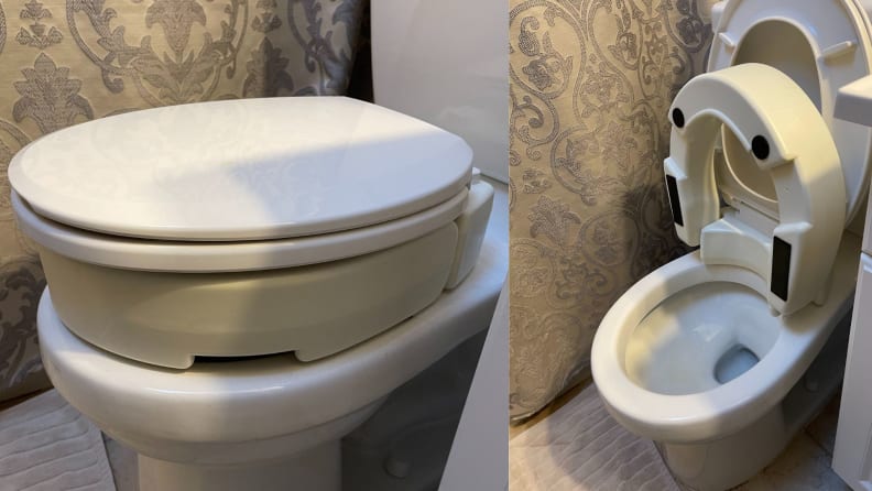 Padded Toilet Seat Riser  Bathroom Assistive Devices