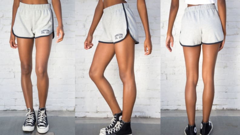 Brandy Melville Ivory Athletic Shorts for Women