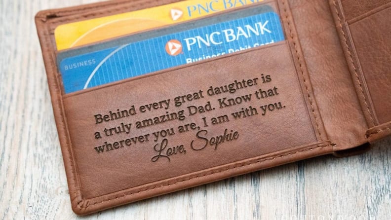 Personalized Leather Wallet