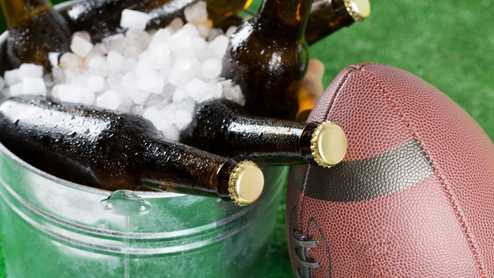 Here's all the gear you need to host a COVID-friendly driveway Super Bowl party.