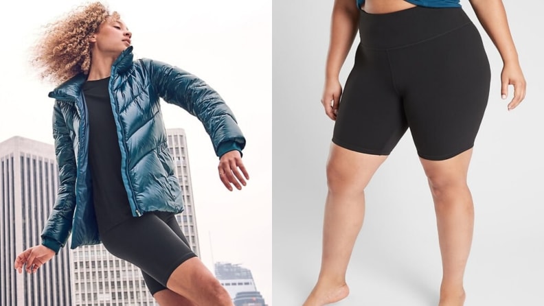 athleta bike shorts