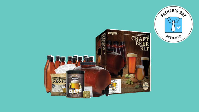 Best Father's Day gifts for dads who drink beer: Mr. Beer Premium Gold Edition beer making kit