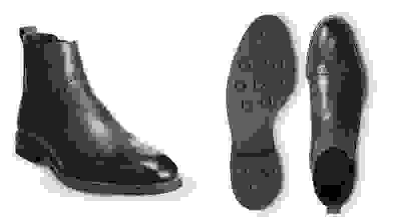 Black boots by Allen Edmonds.