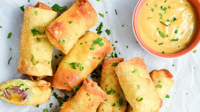 Corned Beef Hash Egg Rolls