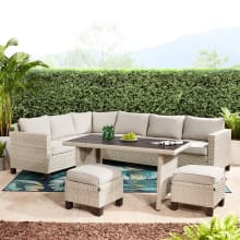Product image of Better Homes & Gardens Brookbury 5-Piece Wicker Outdoor Sectional Dining Set