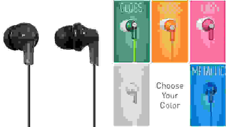 Panasonic's cheap ErgoFit earbuds are cheap and easily replaceable when lost or damaged.