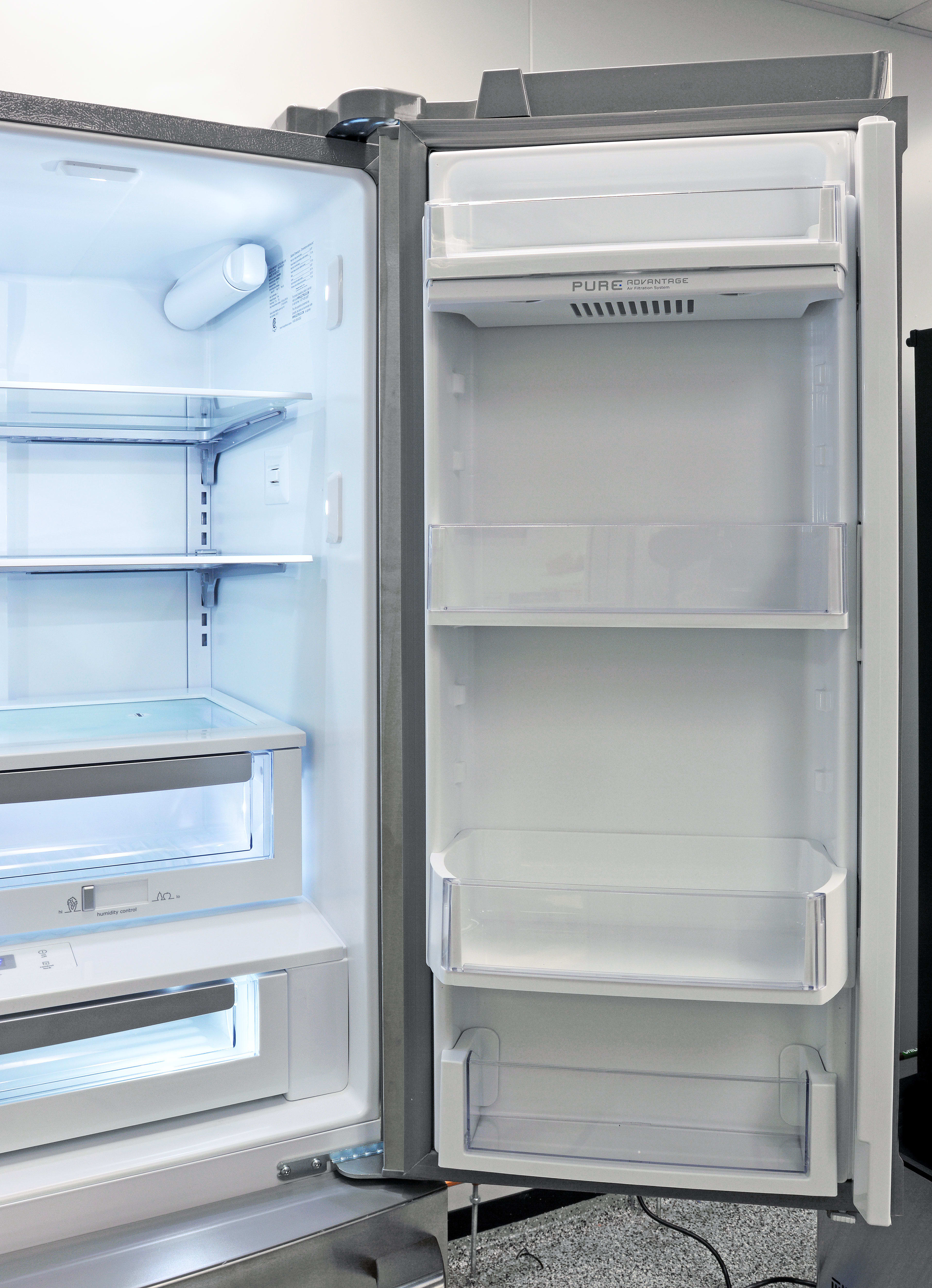 Electrolux French Door Ew28bs87ss Ei23bc37ss Ei23bc32ss Ew23bc87ss Door Storage Offers Gallon Deep Buckets That Can Be Adjusted To A Number Of Diffe