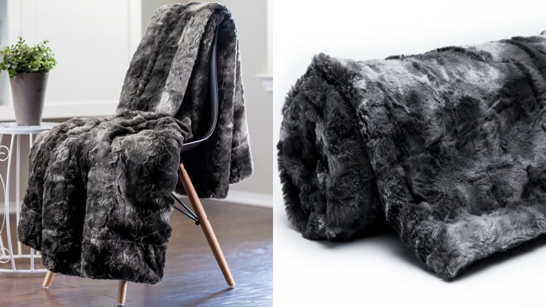 Chanasya Faux Fur Throw Blanket
