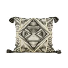 Product image of Square Embellished Geometric Decorative Pillow