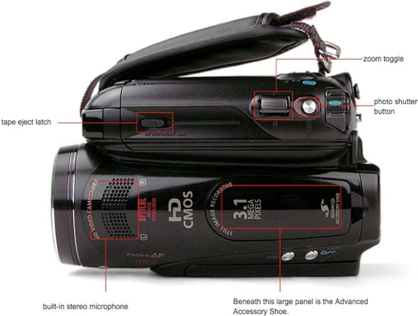 canon vixia hv40 camcorder review