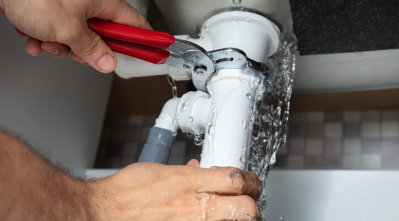 Leak under the sink