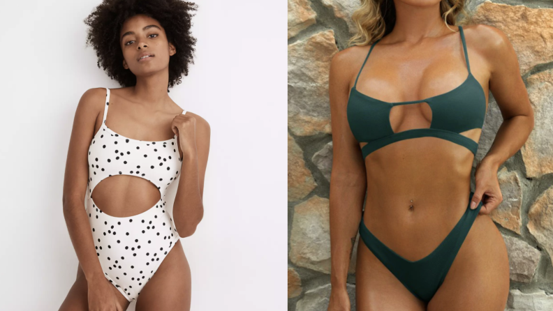 Cut-out swimsuits