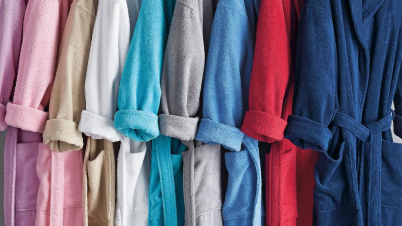 Company Cotton robes in a variety of colors